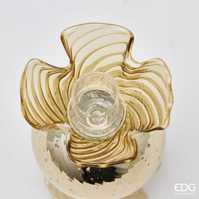 EDG Enzo De Gasperi Candy Holder Gold H16 Ø8 cm – Christmas Decoration