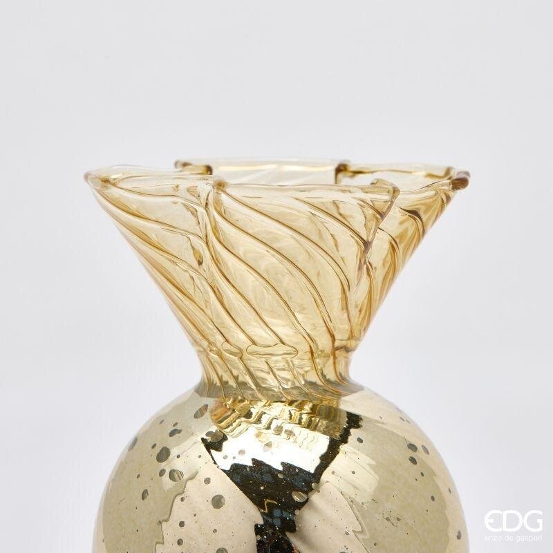 EDG Enzo De Gasperi Candy Holder Gold H16 Ø8 cm – Christmas Decoration