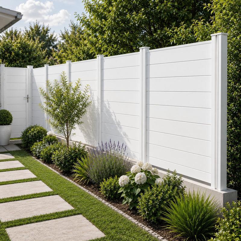 L'Arcolaio Ami Double Pole Fence H.146cm Glossy White