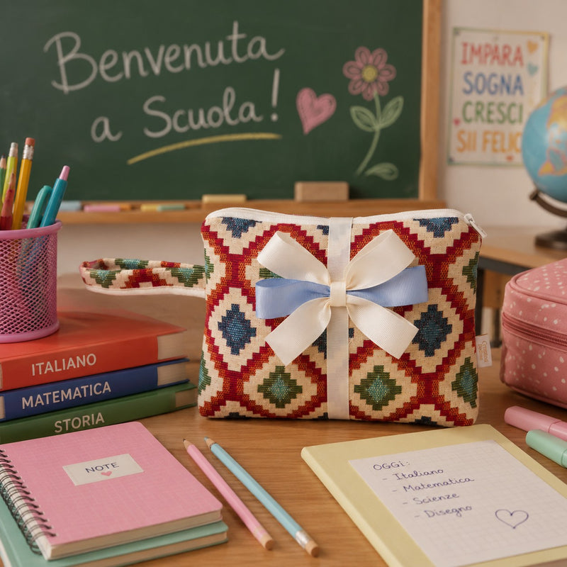 Creazioni per Enzo Beauty Bomboniera Allover with Zip Candy Pouch 16x20x5 cm 1 pcs