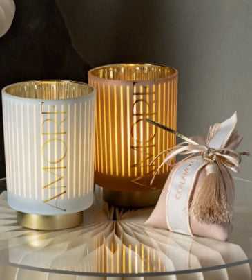 Cupido&Co. Love Lamp D 100 Mm H 140 Mm Powder Gold with Box