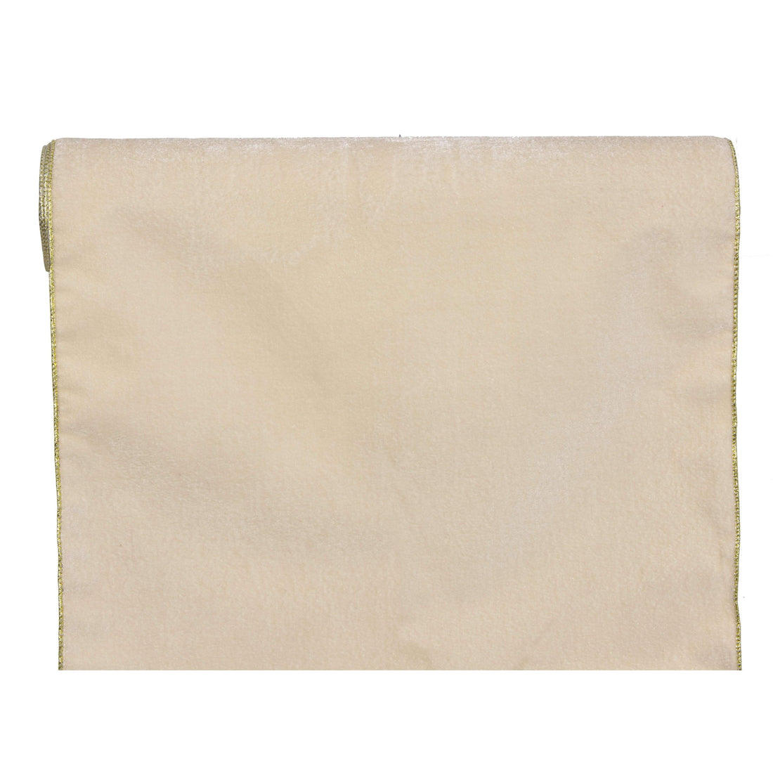 Piovaccari Rotolo Velvet Xmas Cream 45x5mt - Christmas Decorations