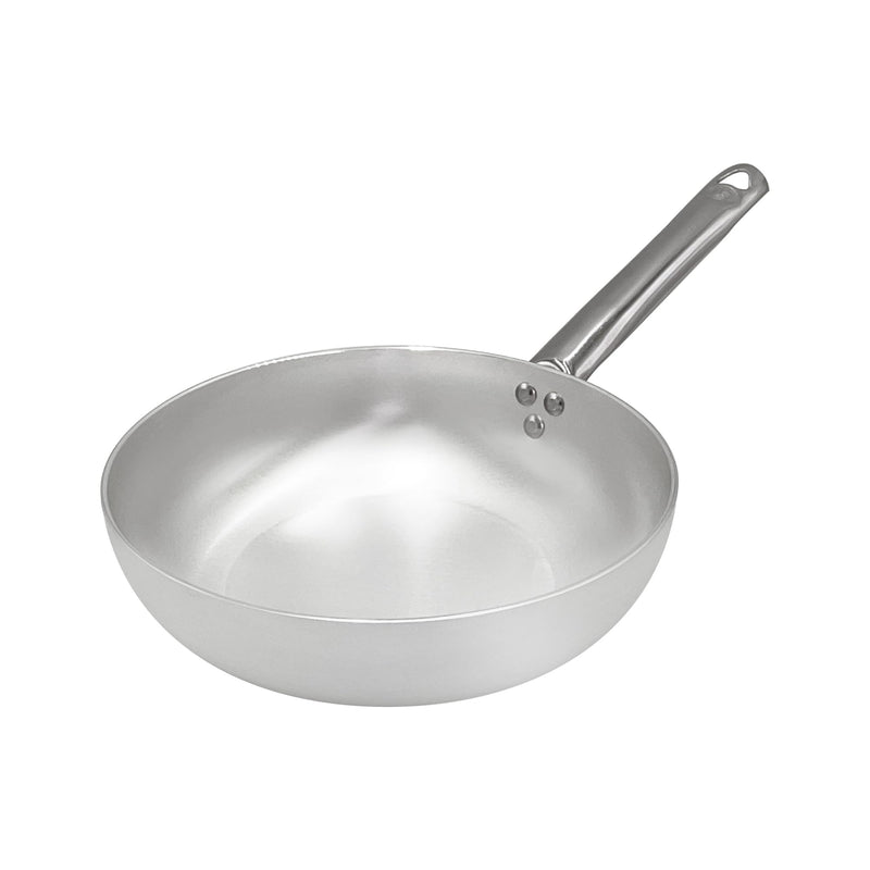 AGNELLI Deep Flared Aluminium Pan with 1 Stainless Steel Handle D 36 cm