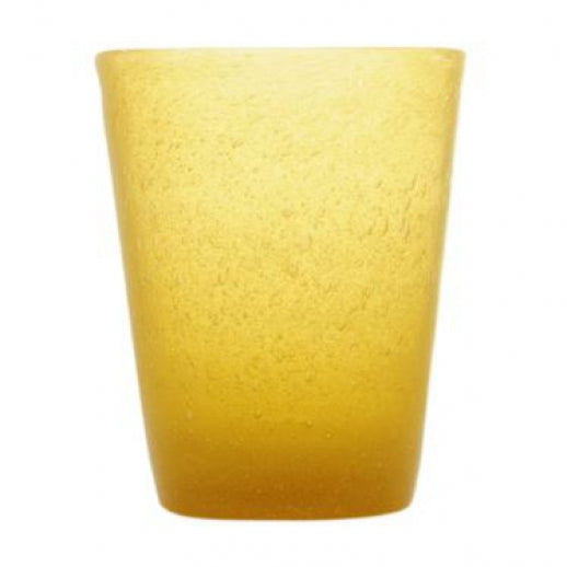 Zani Serafino Corn Glass Tumbler in Glass Paste
