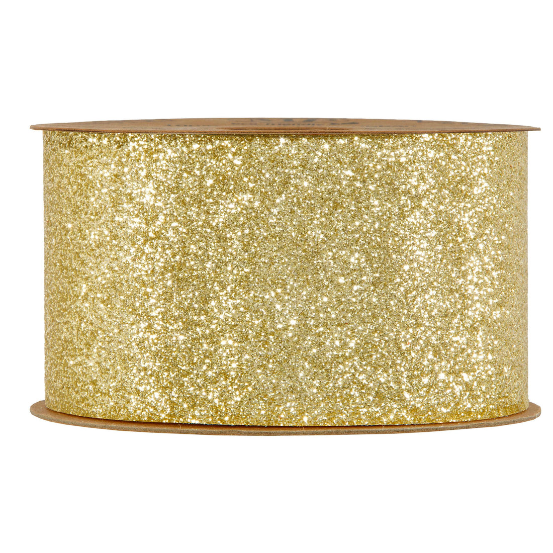 Piovaccari Desirée Gold Ribbon 63 mm x 10 m – Decorative Christmas Ribbon for Christmas Trees, Bows and Gift Wrapping