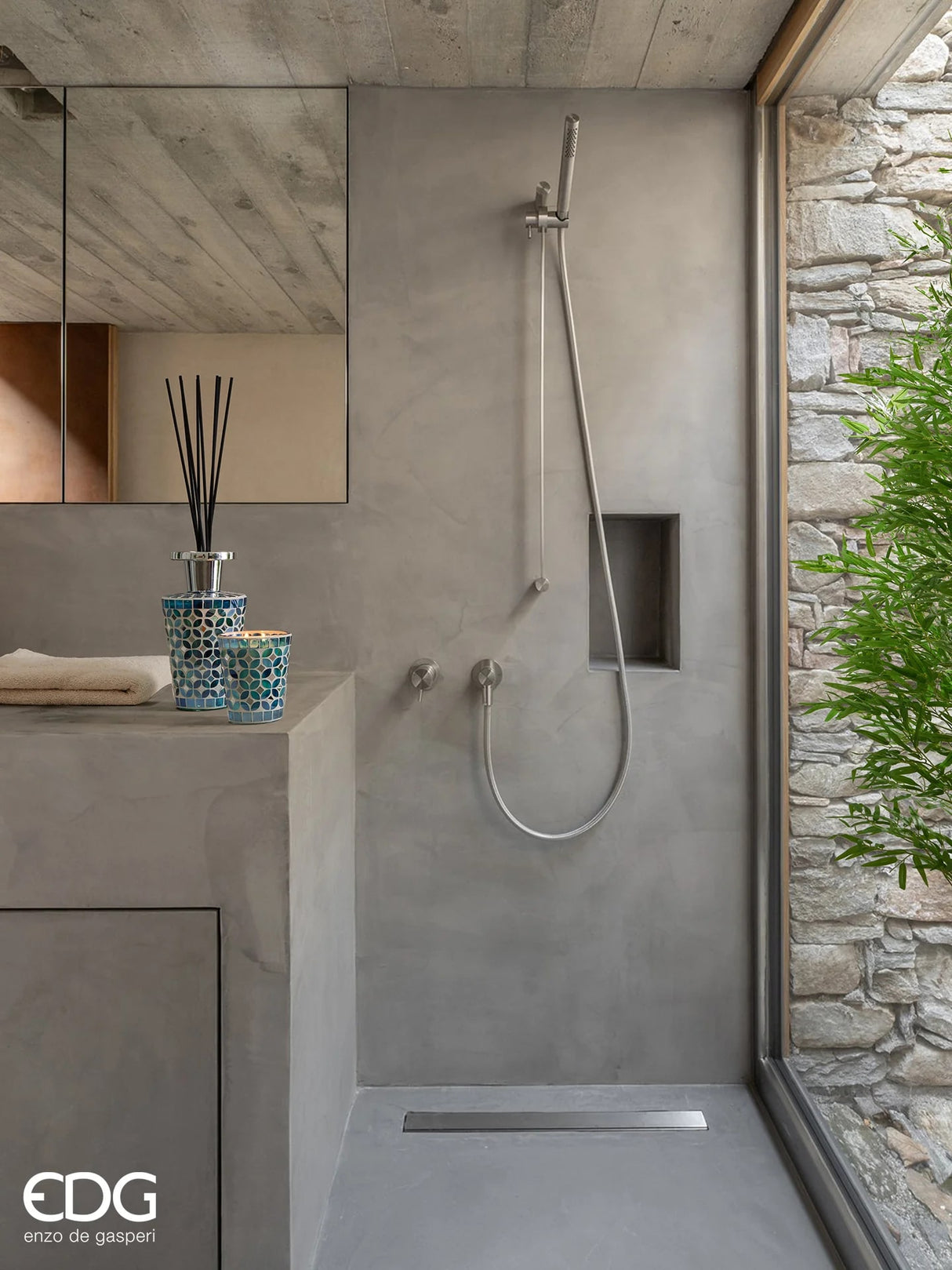 edg enzo de gasperi edg enzo de gasperi profumatore bottiglia agadir 1 000 ml h 24 cm d 13 cm green utopia ean 8059824465481