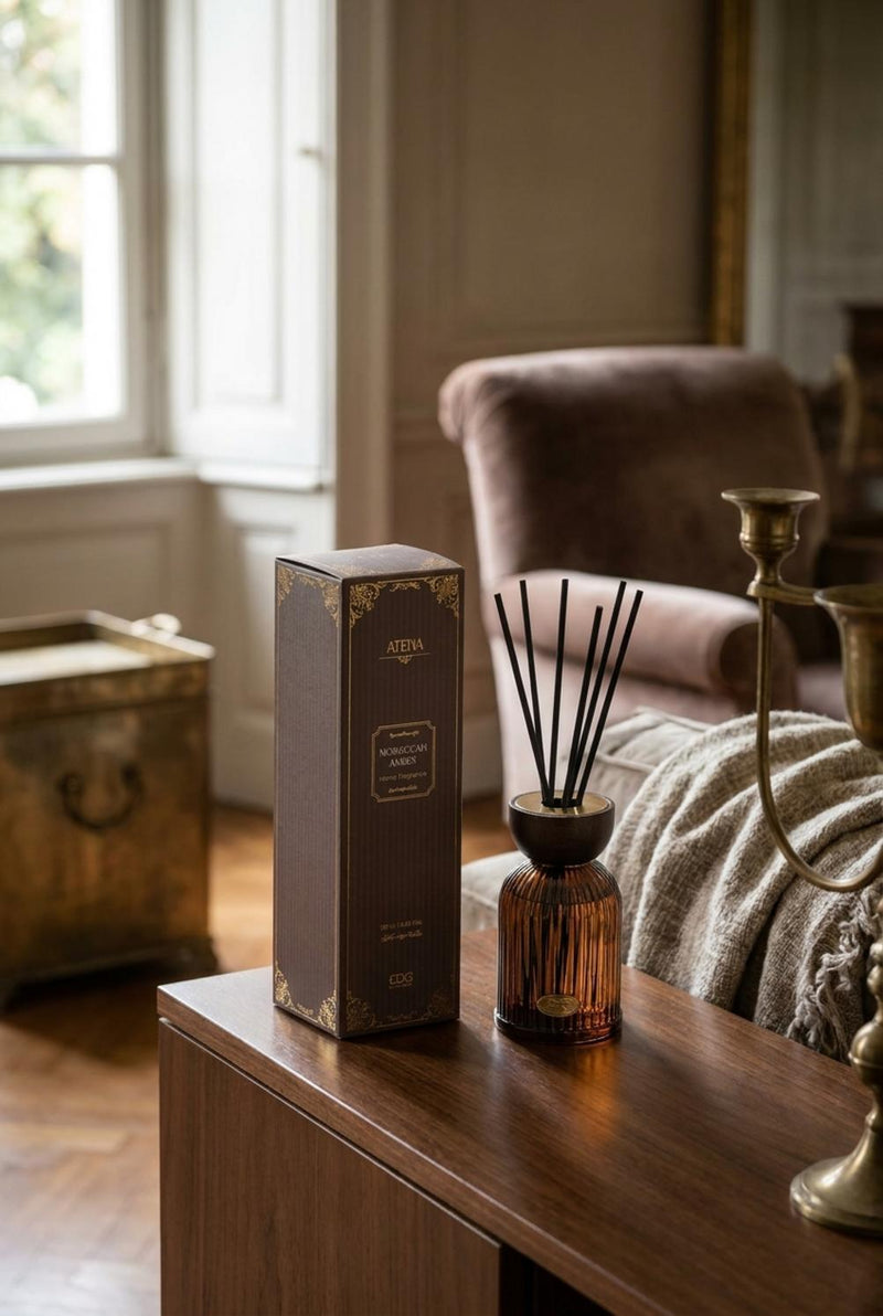 EDG Enzo De Gasperi Diffuser Atena Moroccan Amber 180 ml – Home Environment Diffuser