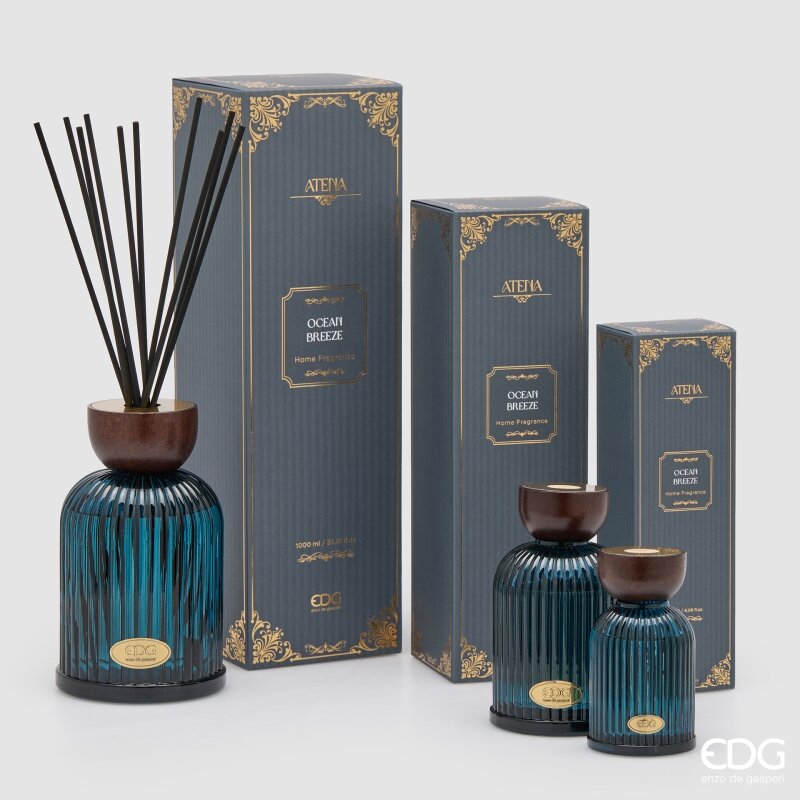 EDG Enzo De Gasperi Diffuser Bottle Atena Ocean Breeze 180 ml H12 Ø7 cm – Home Diffuser Christmas