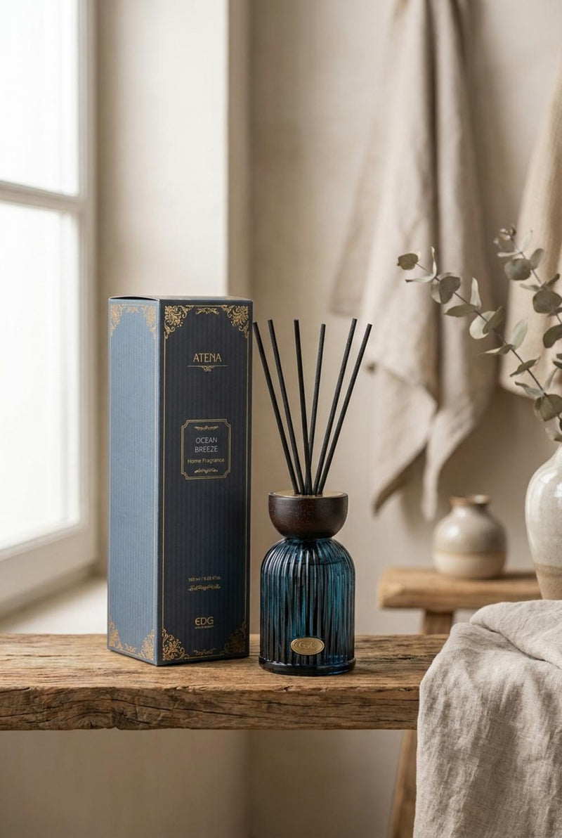 EDG Enzo De Gasperi Diffuser Bottle Atena Ocean Breeze 180 ml H12 Ø7 cm – Home Diffuser Christmas