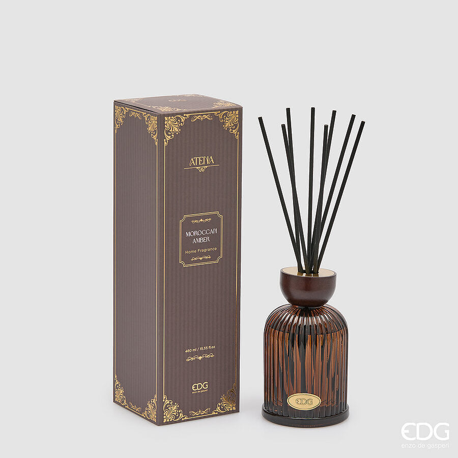 EDG Enzo De Gasperi Diffuser Bottle Atena Moroccan Amber 460 ml H16 Ø9 cm – Home Fragrance