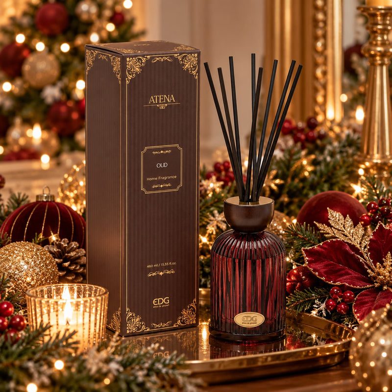 EDG Enzo De Gasperi Atena OUD Room Diffuser Bottle 460 ml H16 Ø9 cm – Home Fragrance