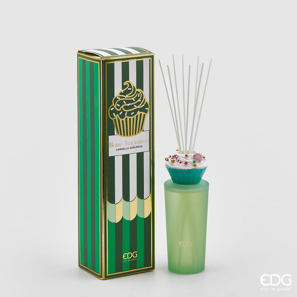 EDG Enzo De Gasperi Air Freshener Bottle 430ml Cupcake H21 Cinnamon Citrus