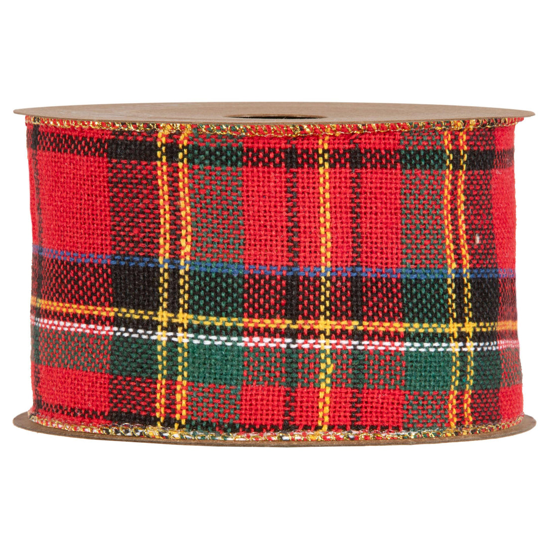 Piovaccari Ribbon Aberdeen Red 63 mm x 10 m – Christmas Decorative Ribbon for Christmas Trees, Bows, Gift Parcels and Christmas Decorations