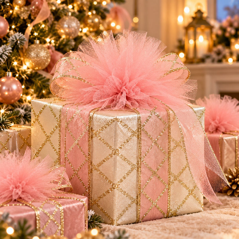 Piovaccari Pink Pom Pom Ø40 cm – Christmas Decoration for Christmas Trees, Festive Trimmings, Parties and Decorative Displays