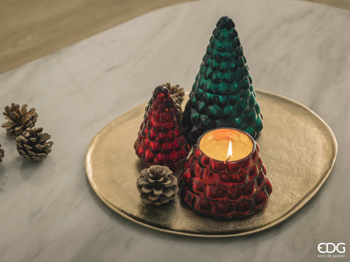 EDG Enzo De Gasperi Irregular Aluminum Plate D41X37 Gold