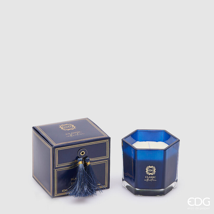 EDG Enzo De Gasperi Classic Candle with Scent H 8.5 Cm D 8.5 Cm Black Forest