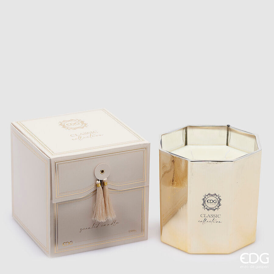 EDG Enzo De Gasperi Classic Candle with Scent H 15.5 Cm D 15.5 Cm Oud