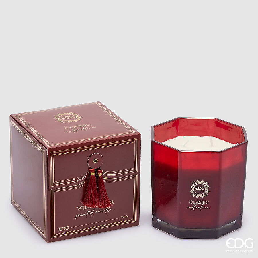 EDG Enzo De Gasperi Classic Candle with Scent H 15.5 Cm D 15.5 Cm Wild Ginger