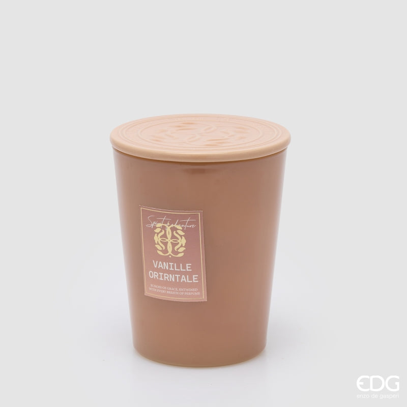 EDG Enzo De Gasperi Symbol Scented Candle Cardamom Snaps H16 Ø13 cm – Christmas Gift Idea