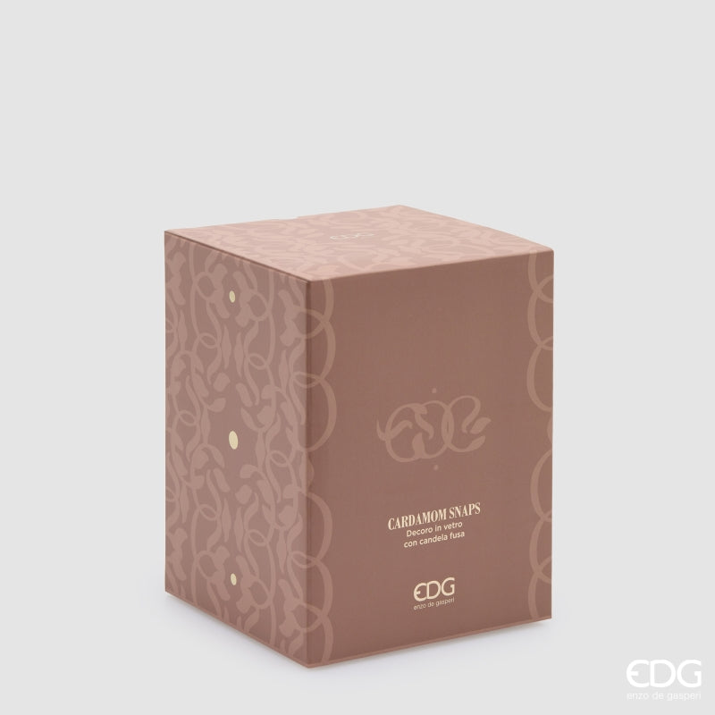 EDG Enzo De Gasperi Symbol Scented Candle Cardamom Snaps H16 Ø13 cm – Christmas Gift Idea