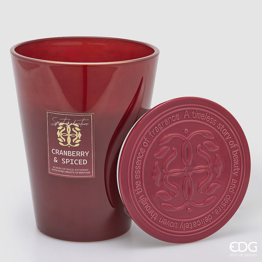 EDG Enzo De Gasperi Symbol Scented Candle Honeyed Apple Cider H23 Ø18.5 cm – Christmas Gift Idea