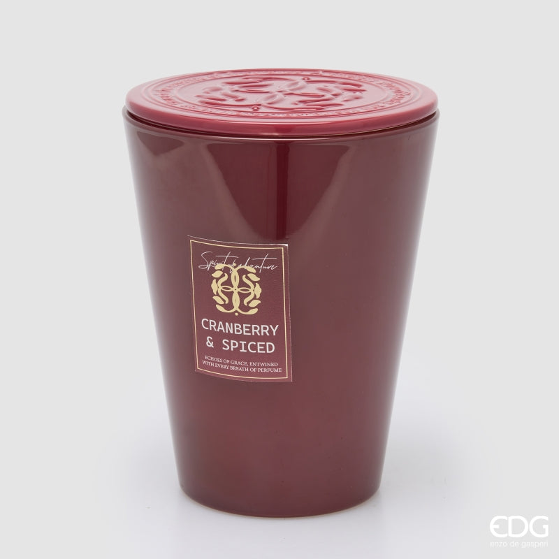 EDG Enzo De Gasperi Symbol Scented Candle Honeyed Apple Cider H23 Ø18.5 cm – Christmas Gift Idea