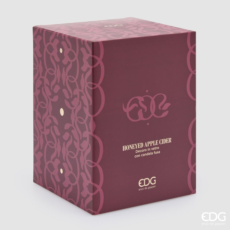 EDG Enzo De Gasperi Symbol Scented Candle Honeyed Apple Cider H23 Ø18.5 cm – Christmas Gift Idea