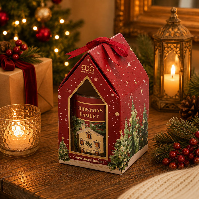 EDG Enzo De Gasperi Noel Scented Candle Honeyed Apple Cider H8 Ø7 cm – Christmas Candle