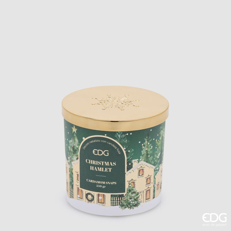 EDG Enzo De Gasperi Candela Noel Profumata al Cardamomo H10 Ø10 cm – Candela Natalizia