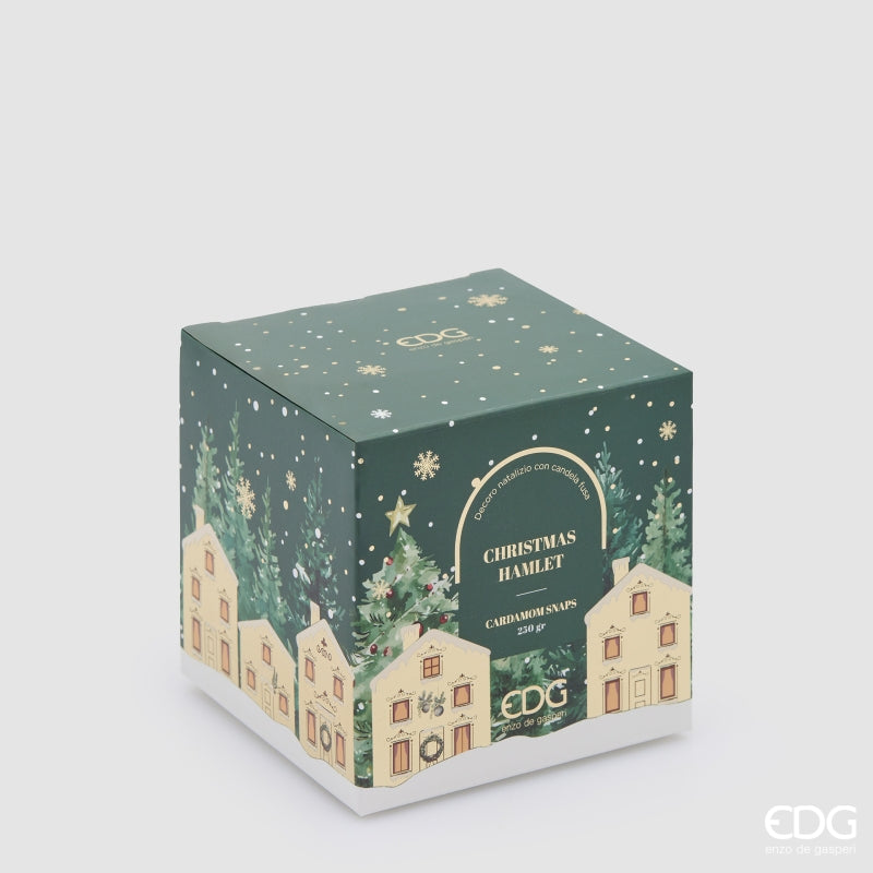 EDG Enzo De Gasperi Candela Noel Profumata al Cardamomo H10 Ø10 cm – Candela Natalizia