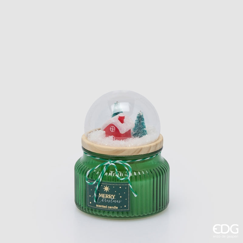 EDG Enzo De Gasperi Christmas Dome Candle Cardamom Snaps H12.5 Ø10 cm – Christmas Decoration