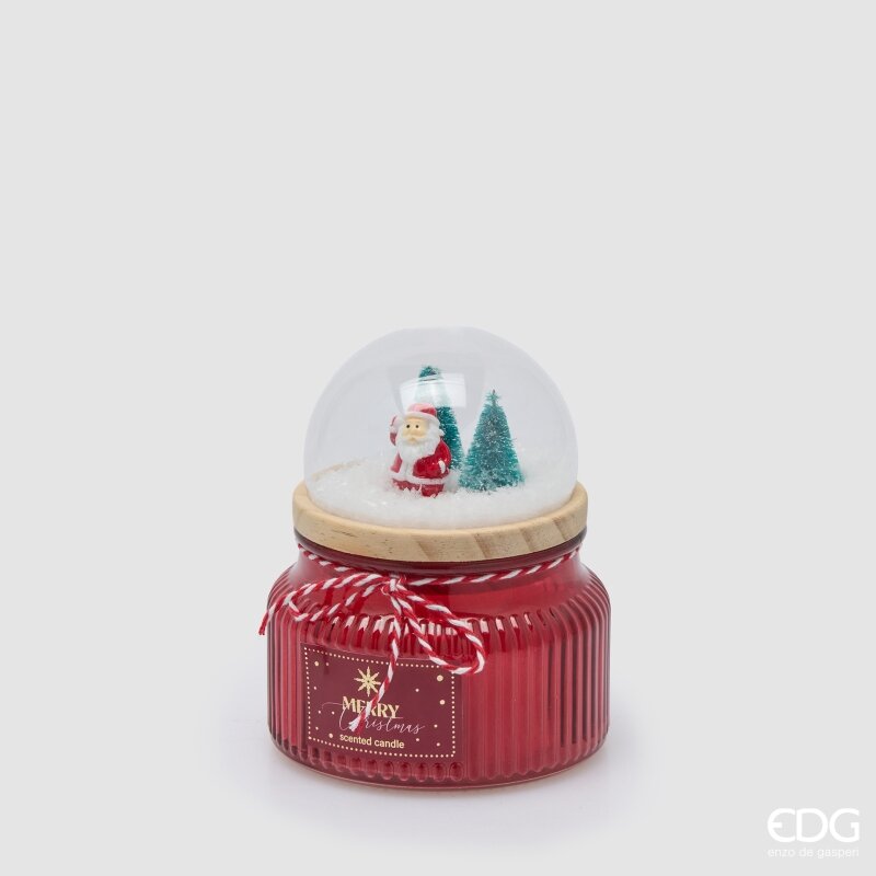 EDG Enzo De Gasperi Christmas Candle Dome Scented Honeyed Apple Cider H12.5 Ø10 cm – Christmas Candle