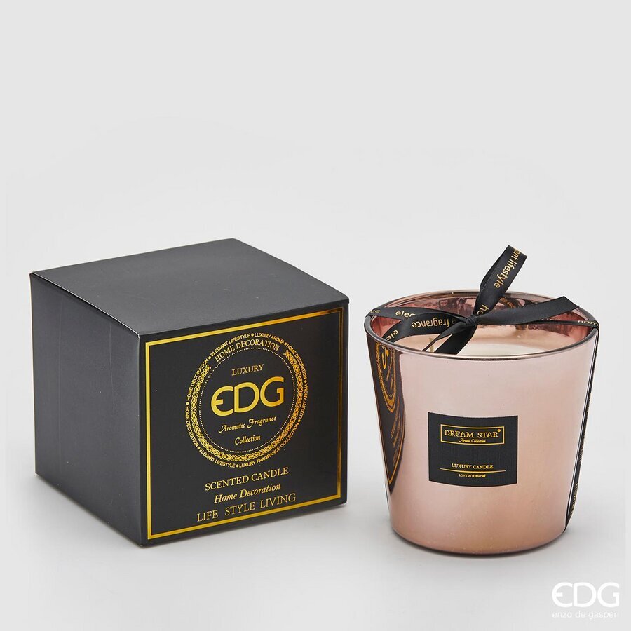 EDG Enzo De Gasperi Scented Mirror Candle H 12 cm D 13.5 cm Rose