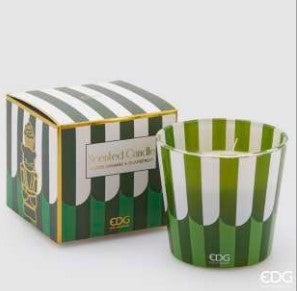 EDG Enzo De Gasperi Scented Cupcake Candle H12 D13.5 Blood Orange and Grape