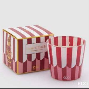 EDG Enzo De Gasperi Scented Cupcake Candle H12 D13.5 Black Rose and Oud