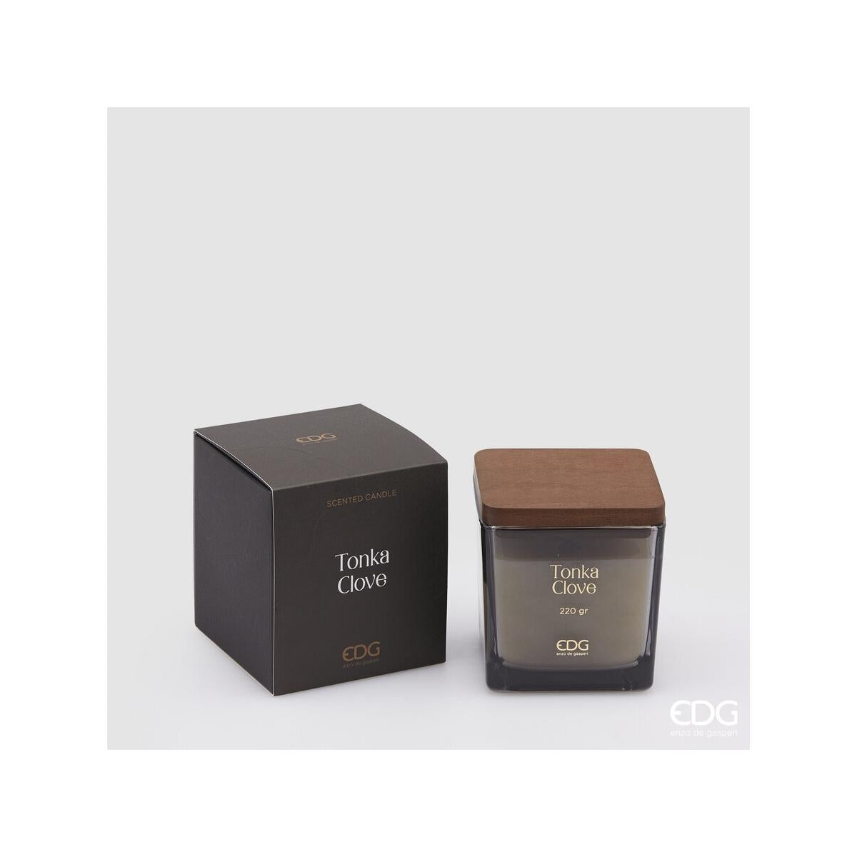 EDG Enzo De Gasperi Tappolegno Candle H 9.5 Tonka Clove