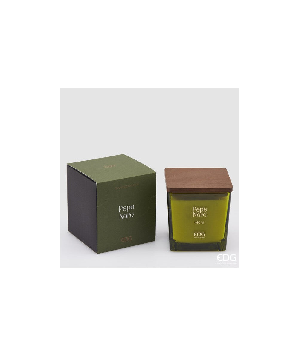 EDG Enzo De Gasperi Tappolegno Candle H 11.5 Black Pepper