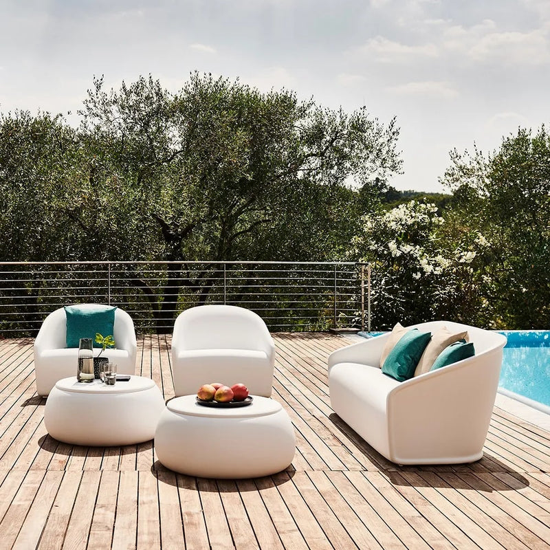 plust plust t ball tavolino contenitore con piano bianco