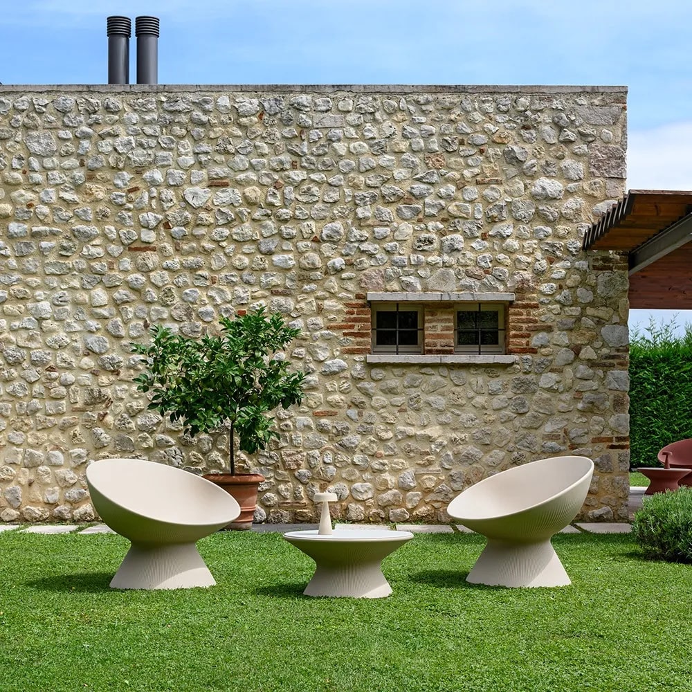 plust plust poltrona fade relax pietra