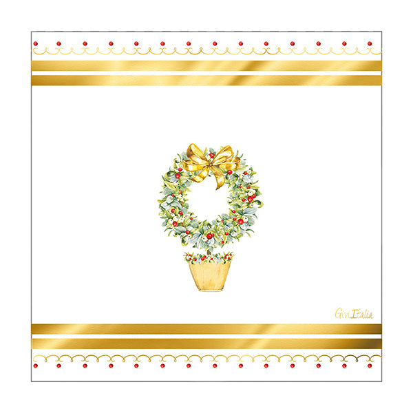 Givi Christmas Napkins Joyeux Noel 33 x 33 Cm 16 Pcs
