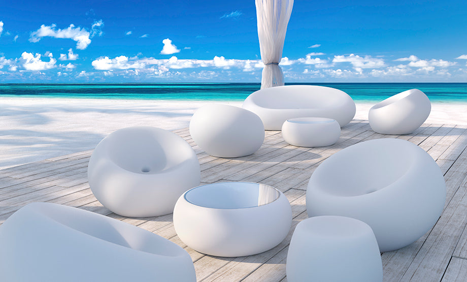 plust plust struttura boom caffe tavolino con vetro marea