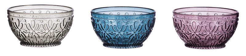 regalo italiano regalo italiano ciotola plastica wieky ass d 12 cm h 65 cm grigio blu o porpora 1 pz ean 8021785673601