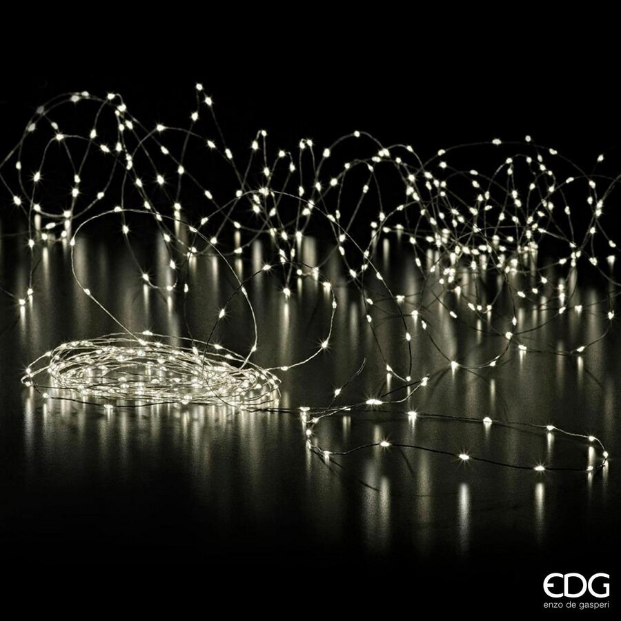 EDG Enzo De Gasperi Christmas Lights MicroLed X 500 25 + 3 Mt 12 V Ivory