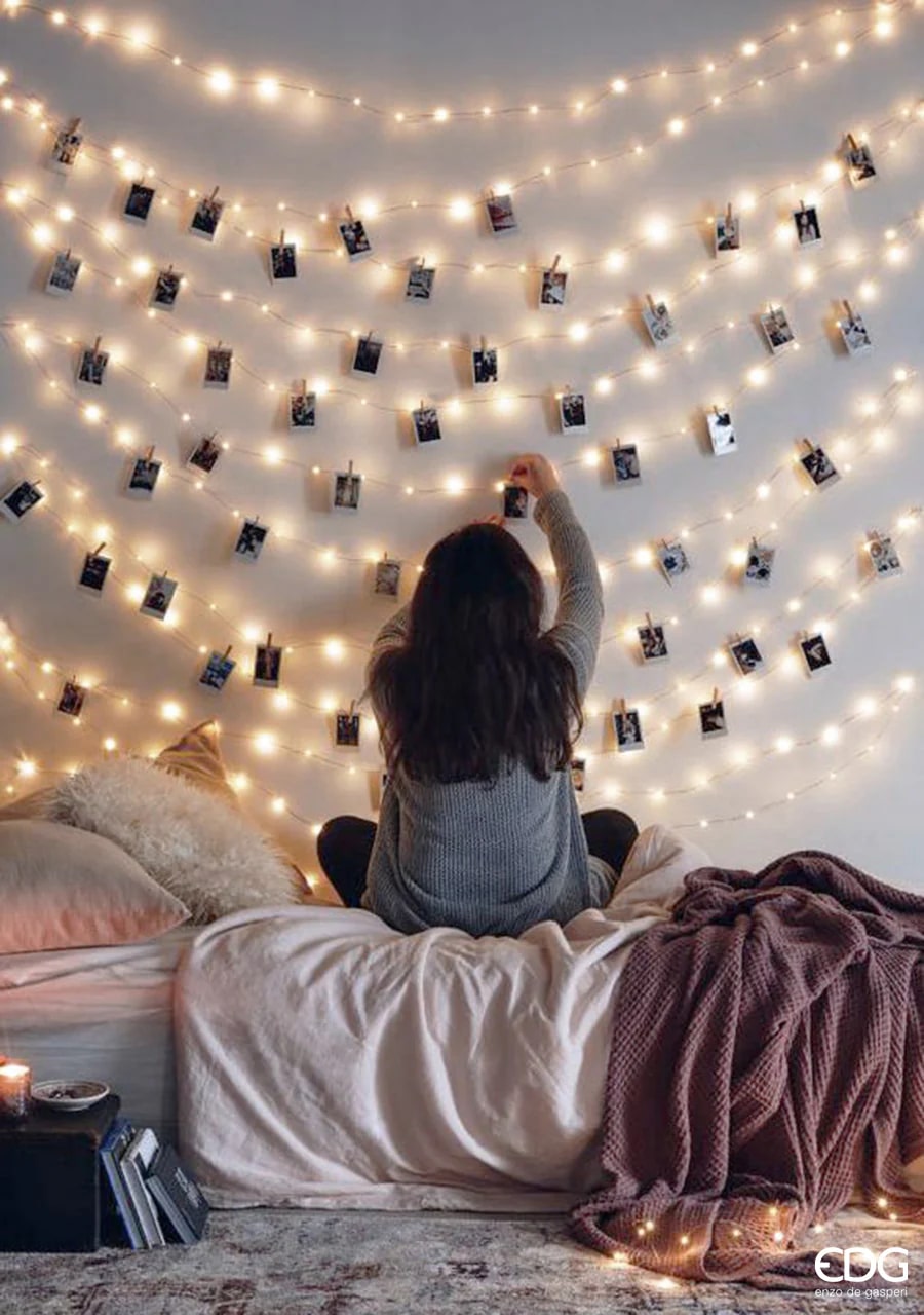 EDG Enzo De Gasperi Christmas Lights MicroLed X 500 25 + 3 Mt 12 V Ivory