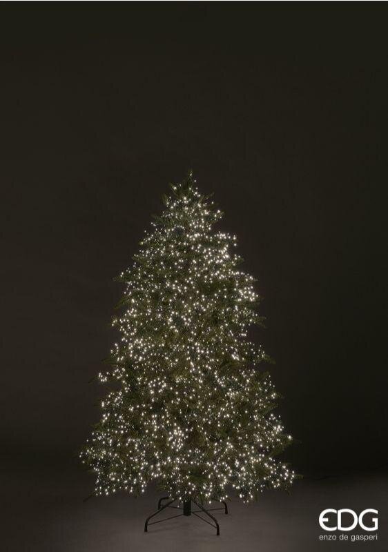 EDG Enzo De Gasperi Christmas Tree Pine Spark H 210 Cm D 141 Cm 6,670 Green LEDs