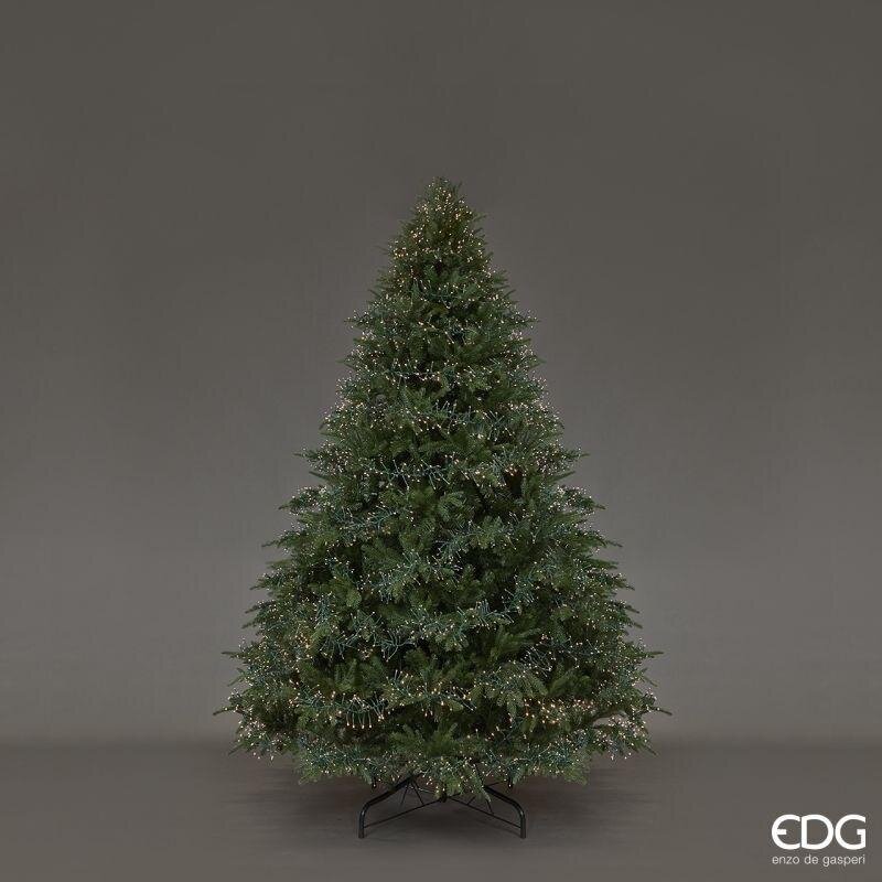 EDG Enzo De Gasperi Pine Spark Christmas Tree H 240 cm D 184 cm 7,200 LEDs