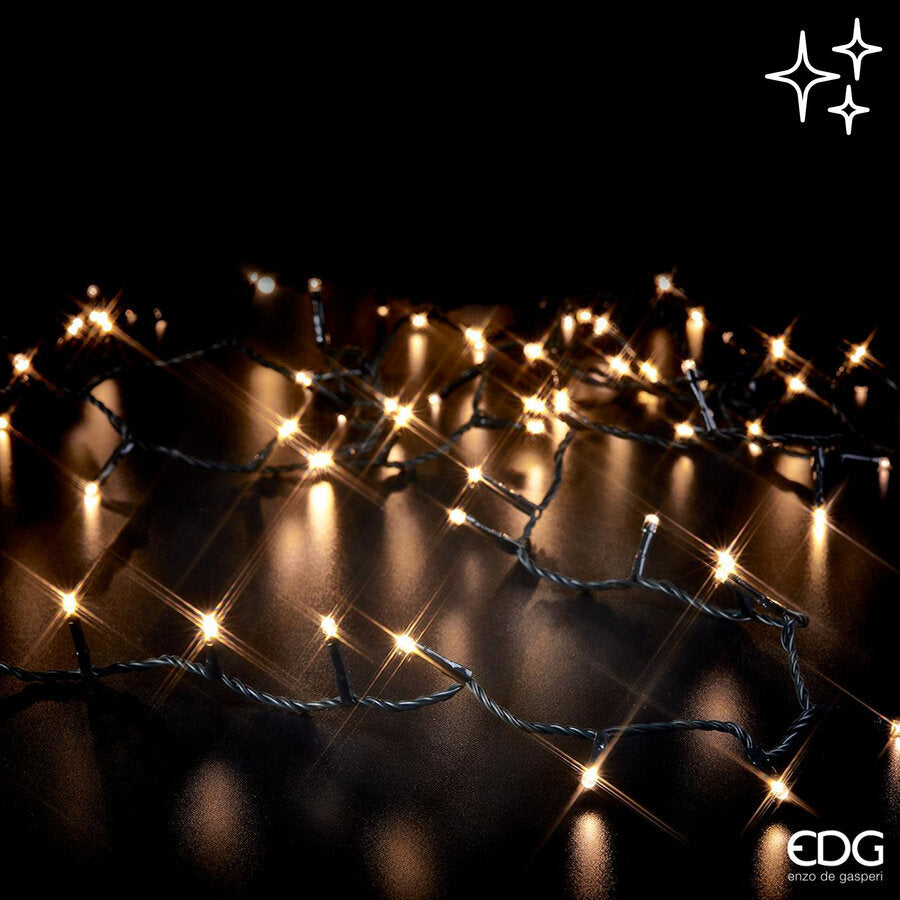 EDG Enzo De Gasperi Christmas Lights MiniLed X 500 25 + 3 Mt Ivory