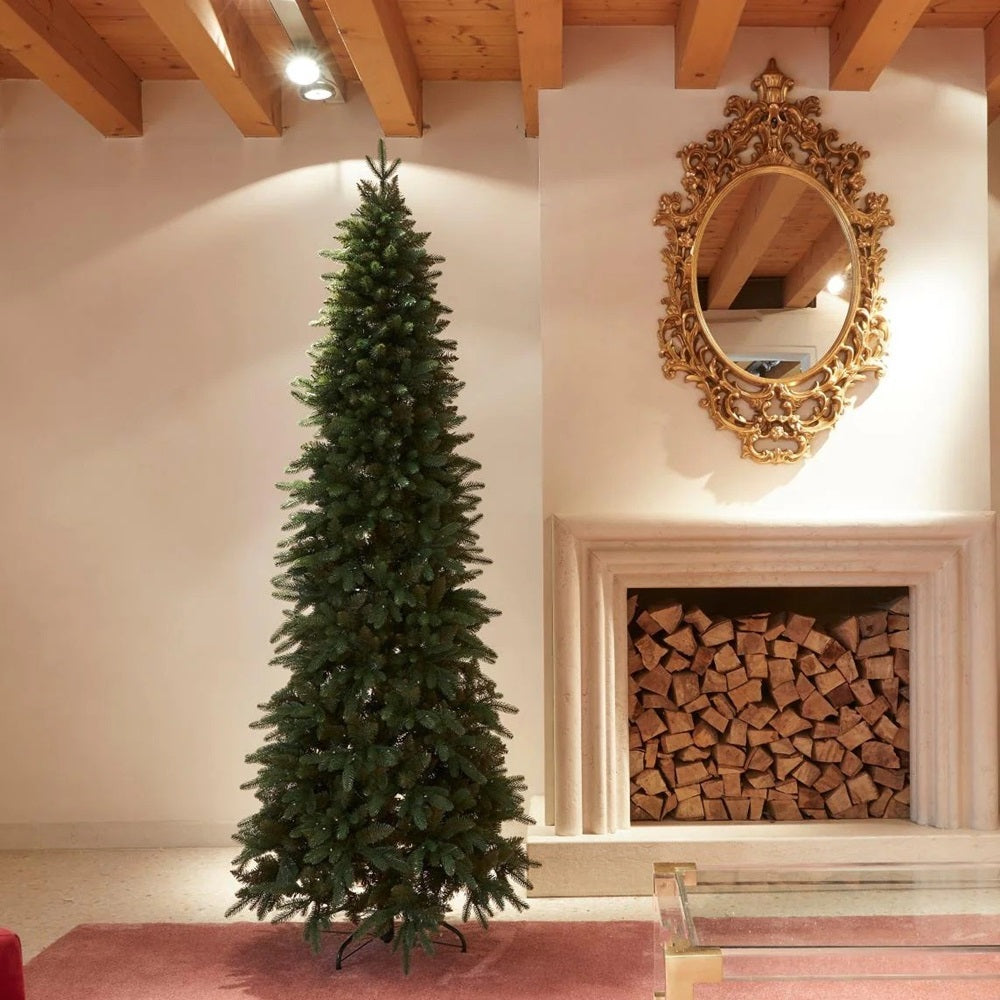 EDG Enzo De Gasperi Slim Green Christmas Tree H 240 cm D 85 cm 1790 Tips