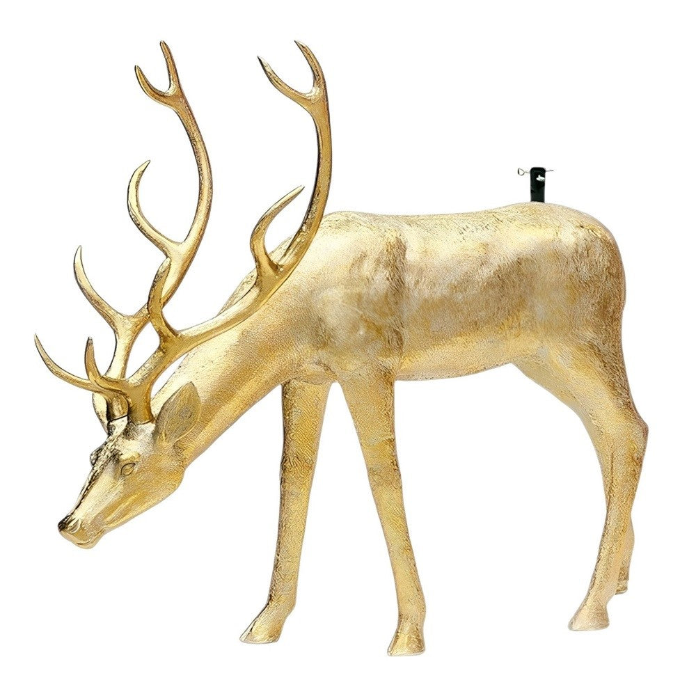 EDG Enzo De Gasperi Christmas Tree Base Deer for Pine H 140 Cm 162 x 53 Cm Gold