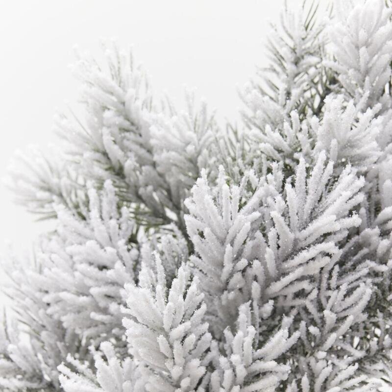 EDG Enzo De Gasperi Snowy Pine West Wreath Artificial White Green Ø56 cm – Christmas Decoration